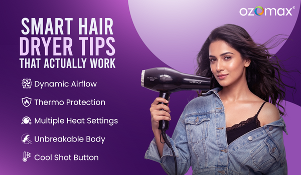Dry Thick Hair Faster Without Heat Damage