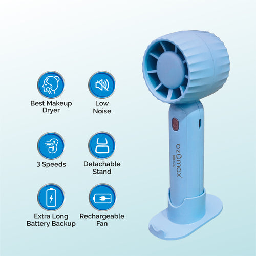Ozomax BREEZO Rechargeable Handy Fan