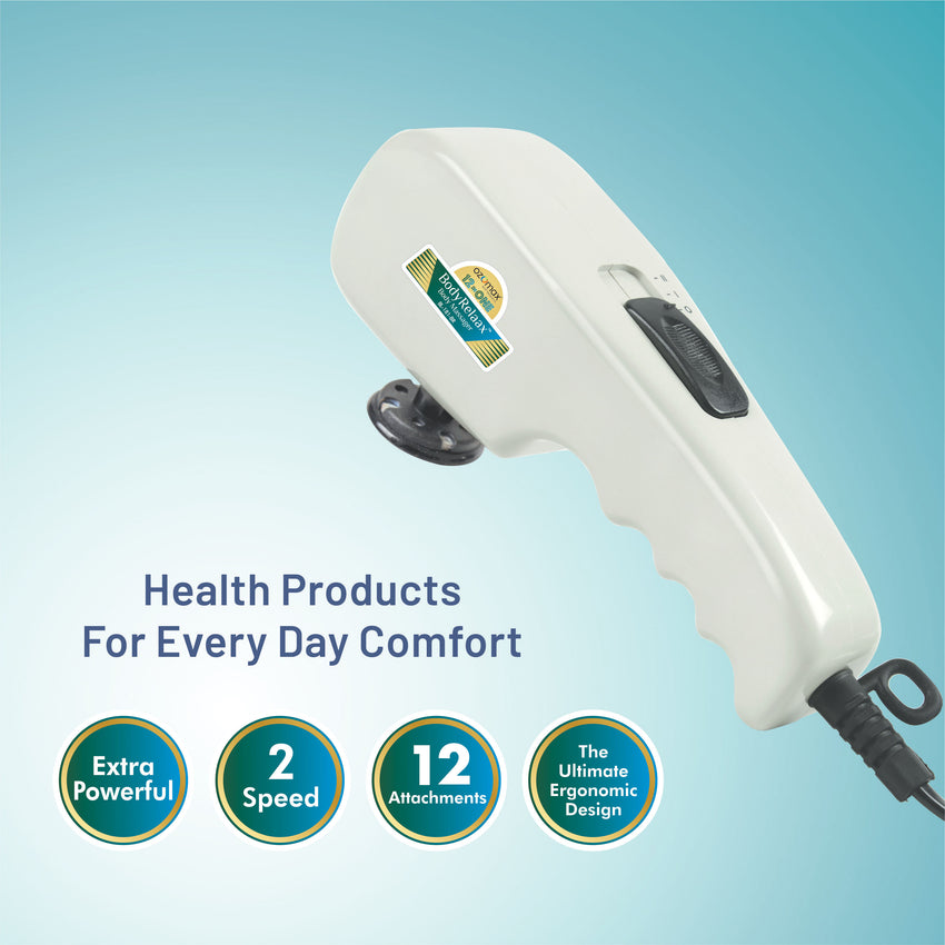 BODY RELAAX MASSAGE APPARATUS <br> With 12 Attachments - Ozomax