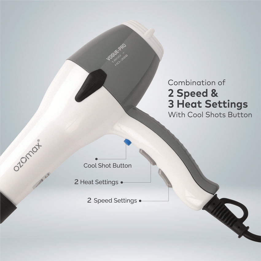Vogue Pro Hair Dryer 1800+ - Ozomax