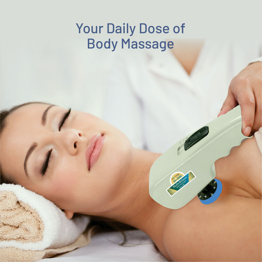BODY RELAAX MASSAGE APPARATUS <br> With 12 Attachments - Ozomax