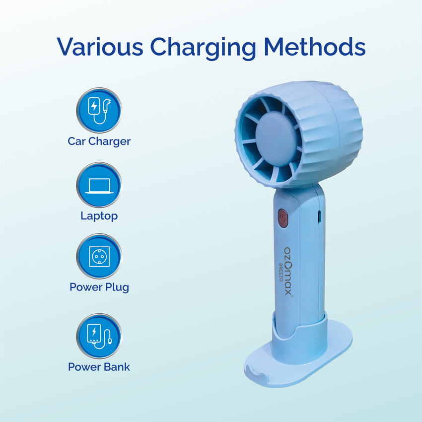 Ozomax BREEZO Rechargeable Handy Fan