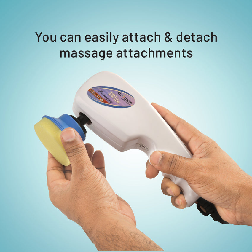 PRO MASSAGE APPARATUS <br>With 17 Attachments - Ozomax
