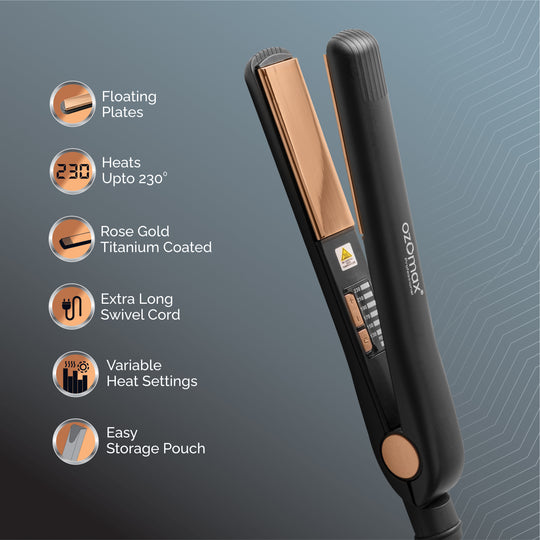 HAZEL PRO HAIR STRAIGHTENER - Ozomax