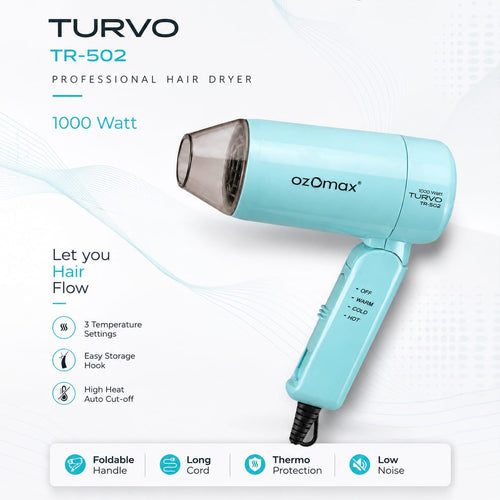 TURVO HAIR DRYER 1000 WATT