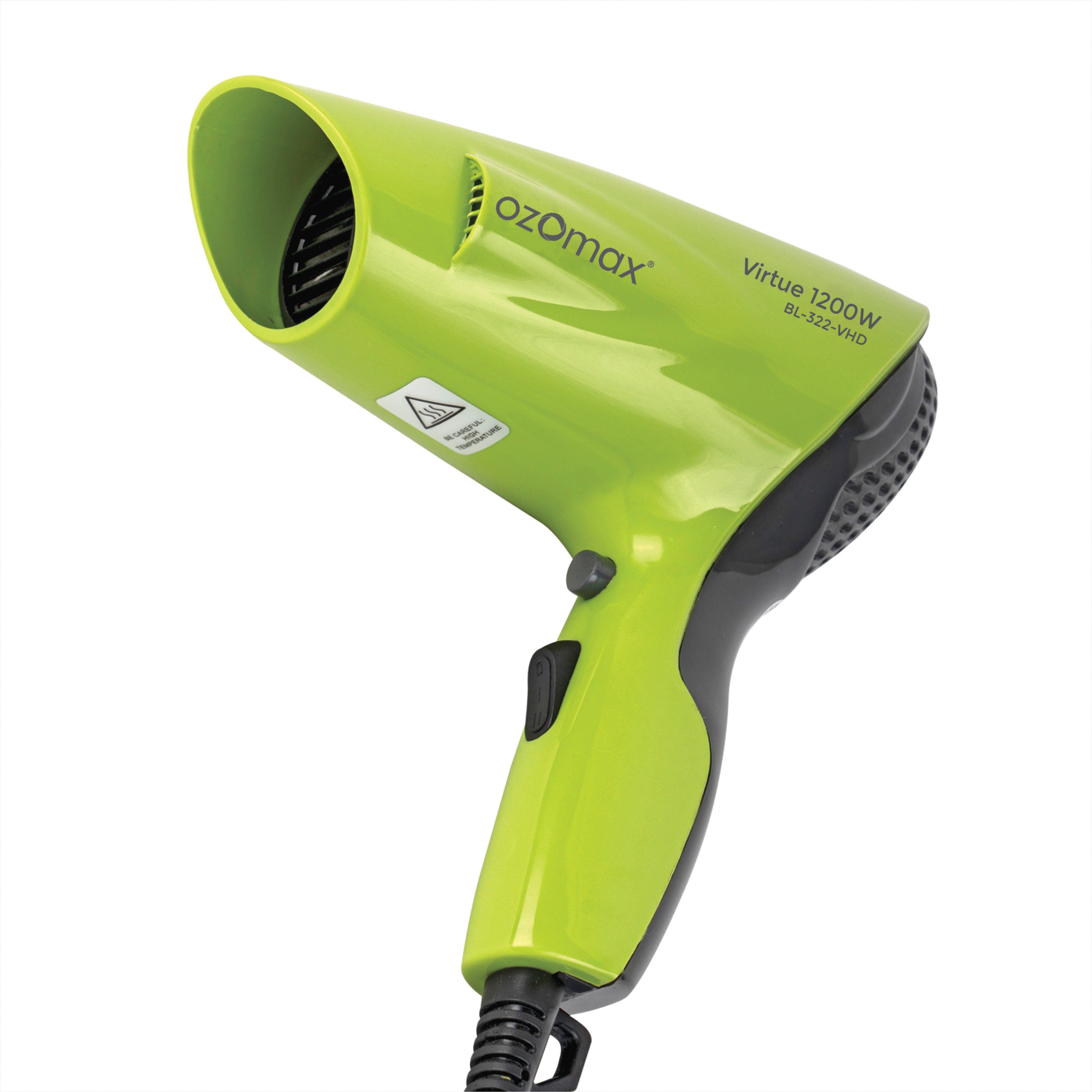 VIRTUE HAIR DRYER 1200 WATT – Ozomax