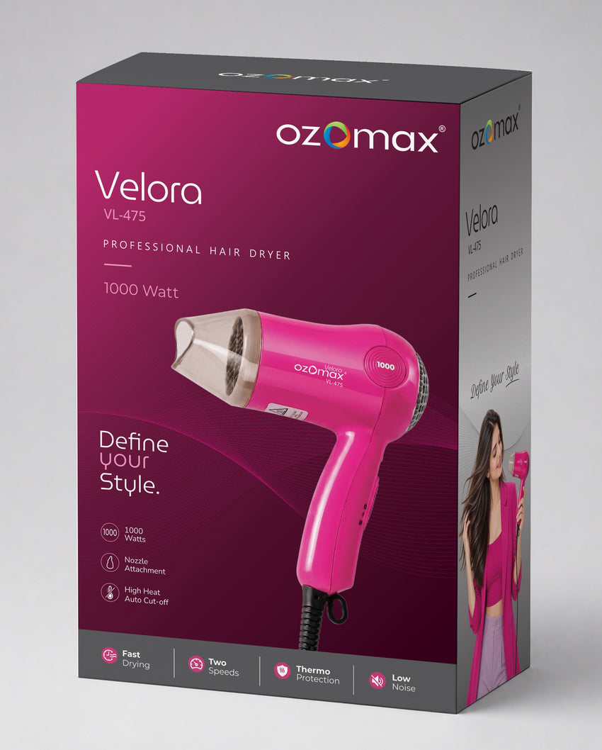VELORA HAIR DRYER 1000 WATT